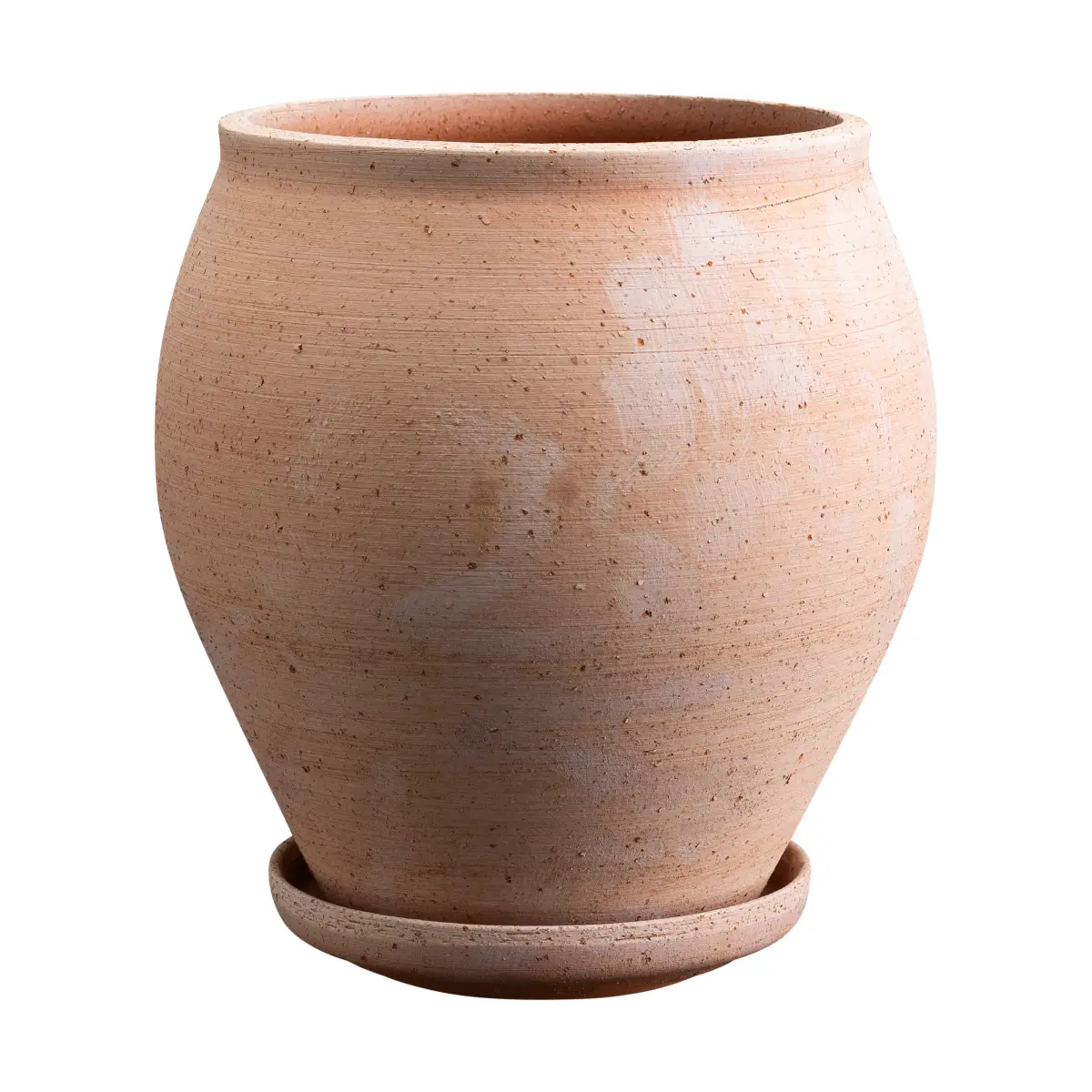 Delphi potte med fat 2 deler, Rosa, Ø20 cm