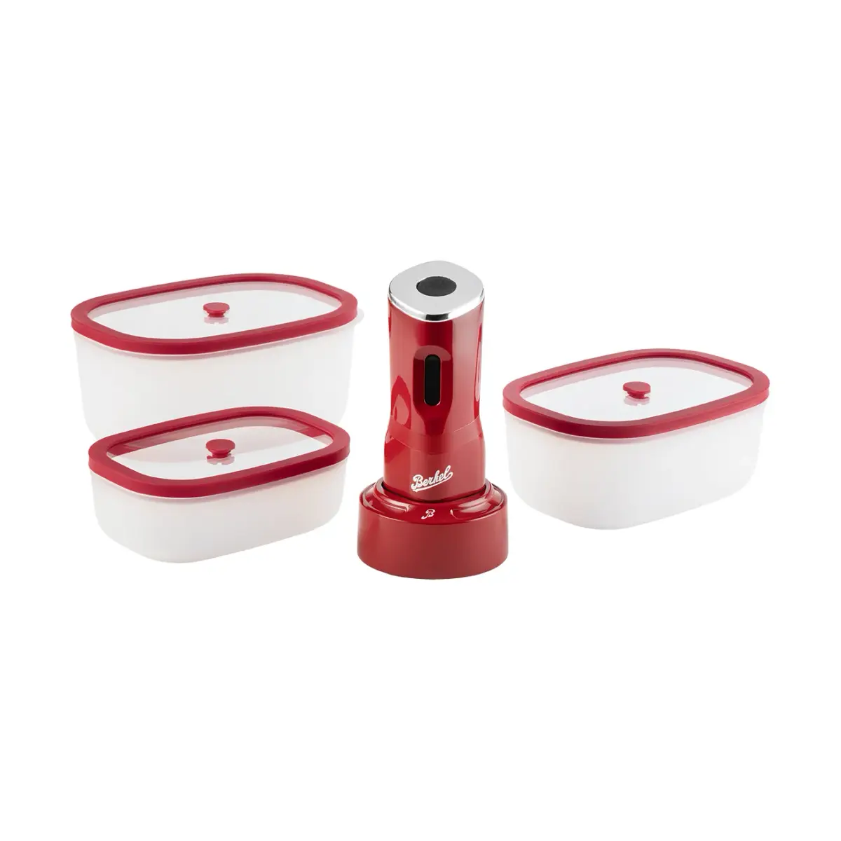 Berkel Icon mini vakuumpumpe set, Rød