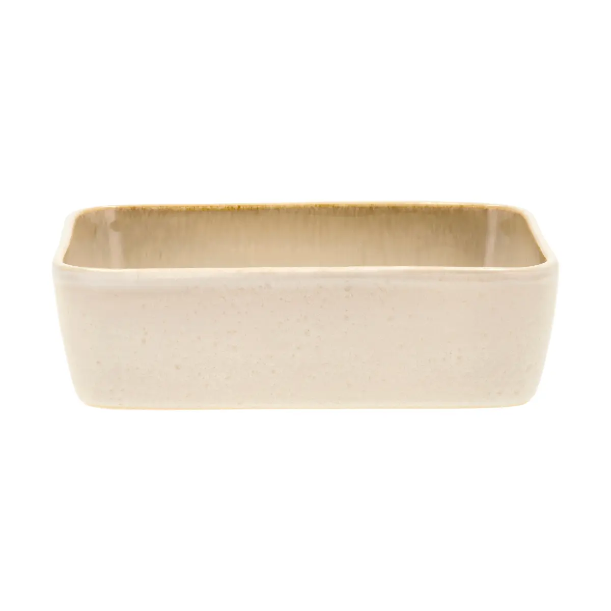 Bitz fat rektangulært 14x19 cm, Cream white
