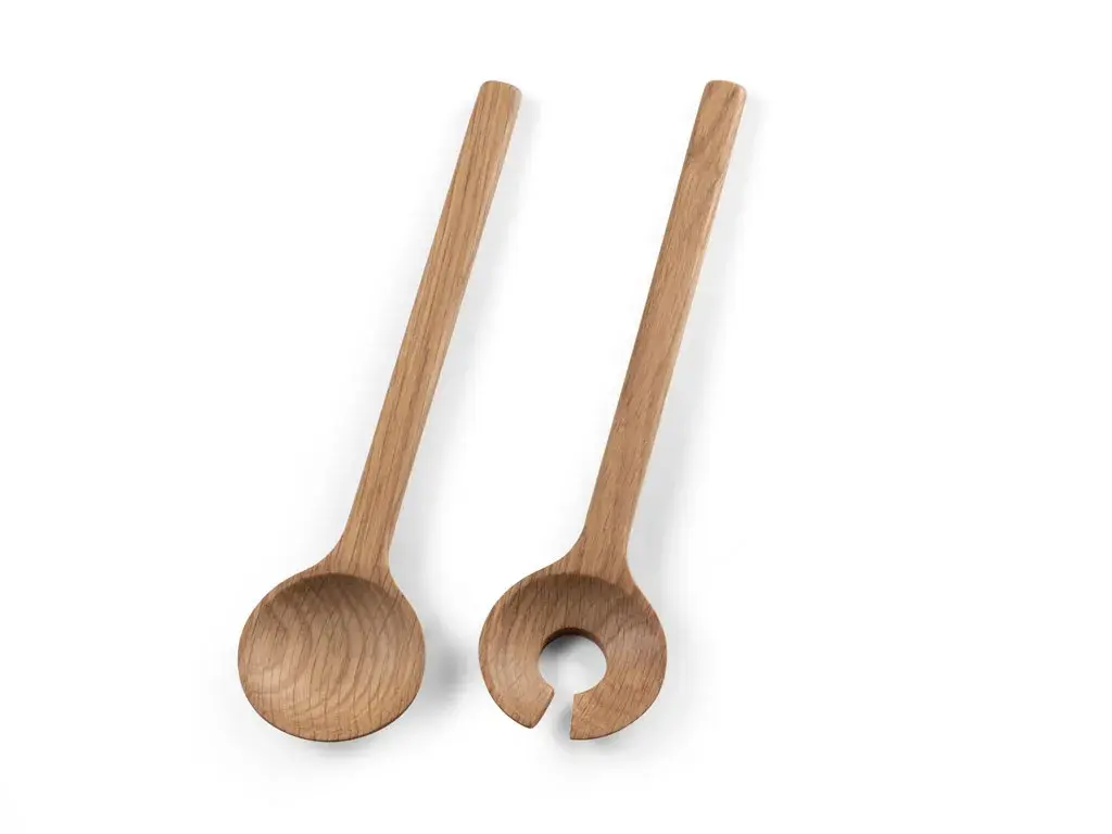 Bitz salatbestikk 24 cm, Eik