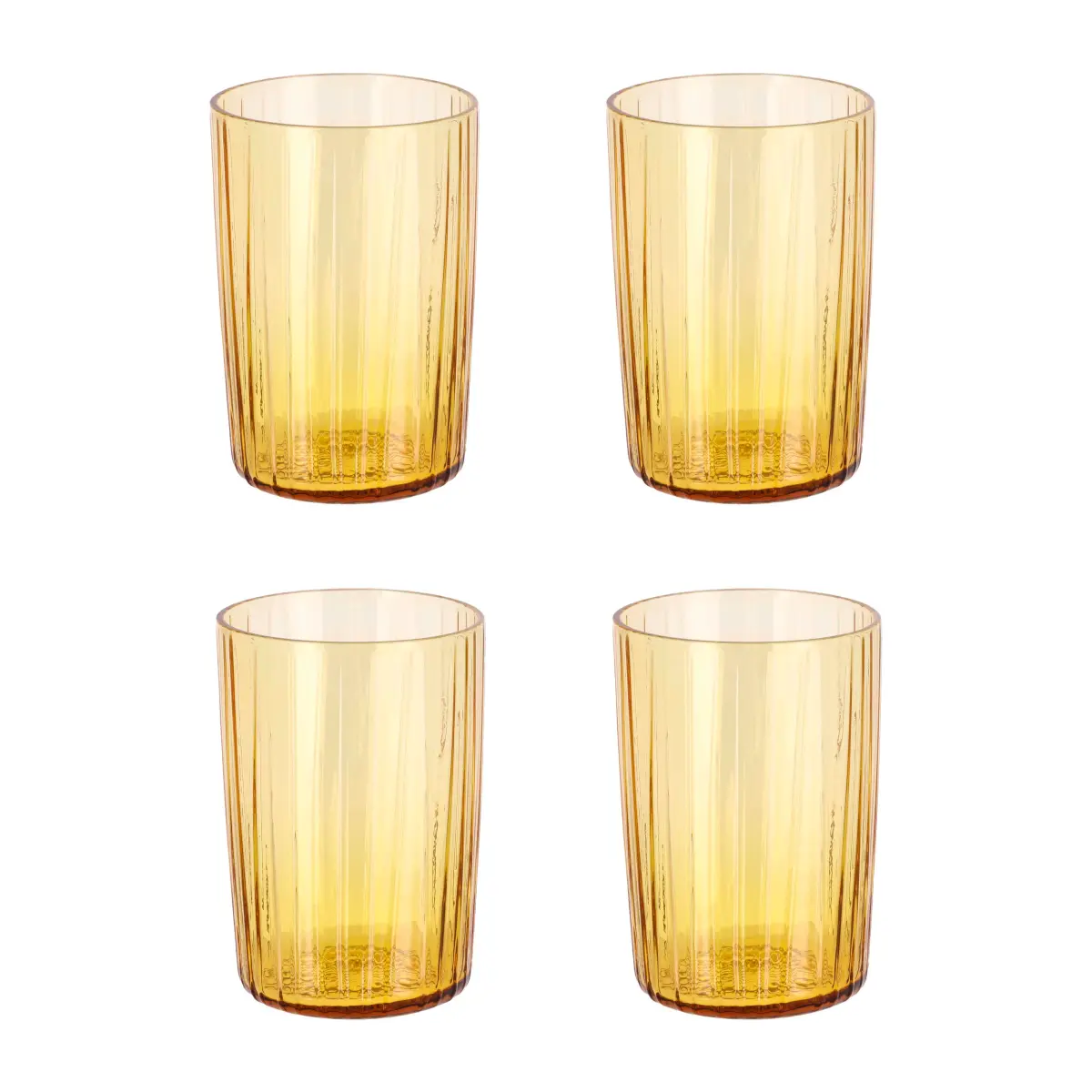 Kusintha vannglass 28 cl 4-pakning, Amber