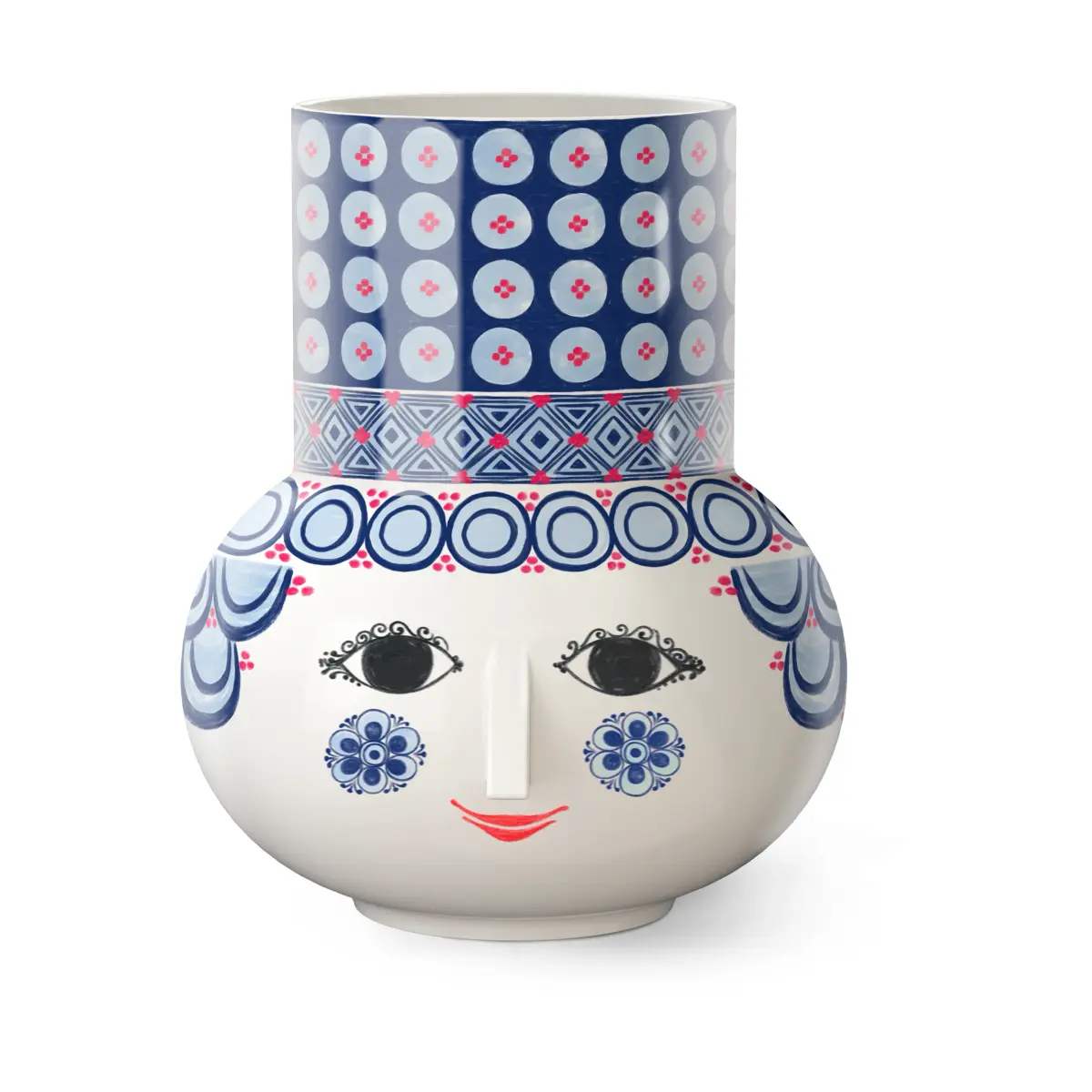 Olga vase 20 cm, Blå