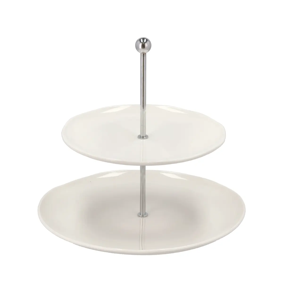 Etasjefat 27 cm-20 cm, Hvit