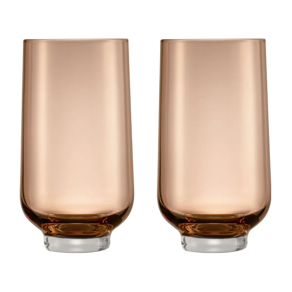 Flow tumblerglass 40 cl 2-pakning, Coffee