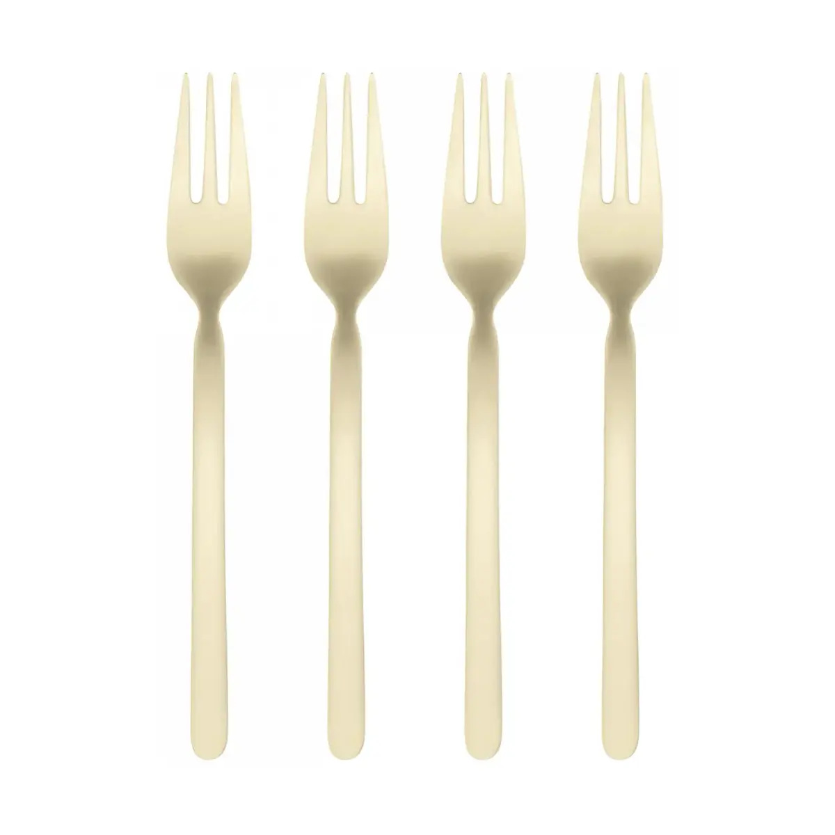 STELLA dessertgaffel champagne 4-pakning, 15,5 cm