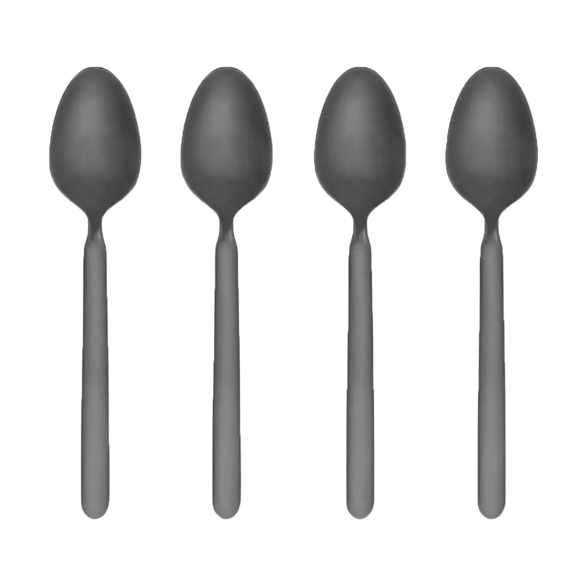 STELLA espressoskje svart 4-pakning, 11 cm