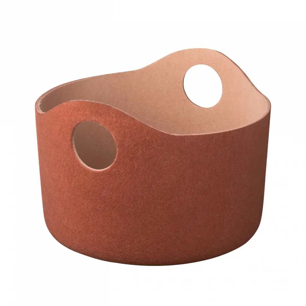Tiggy oppbevaringskurv pledd S Ø 42,5 cm, Rustic brown-tan