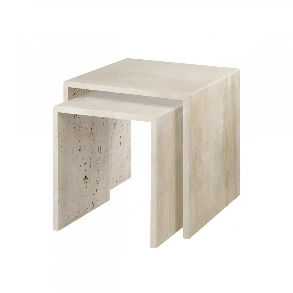 Varu sidebord 2 deler, Travertine
