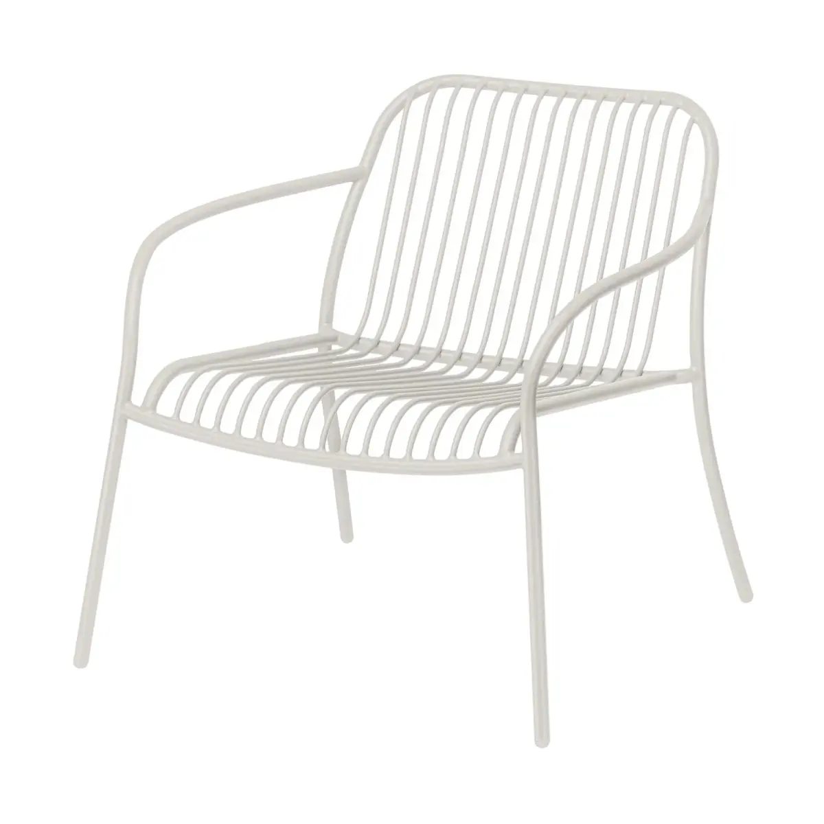 YUA WIRE Lounge Chair stol, Silk Grey