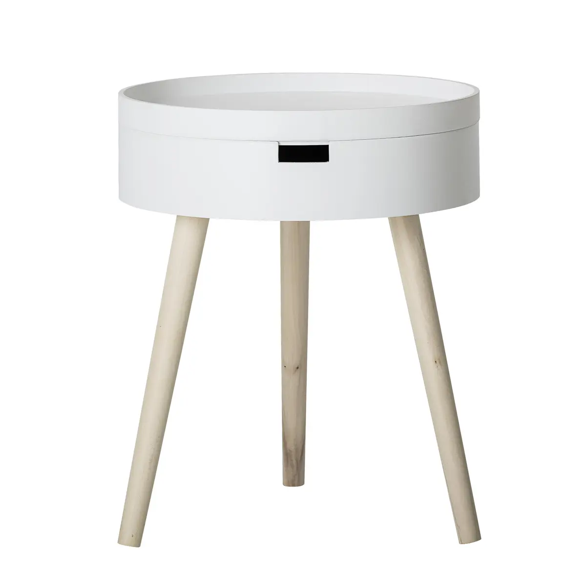 Bloomingville sidebord, hvit-natur