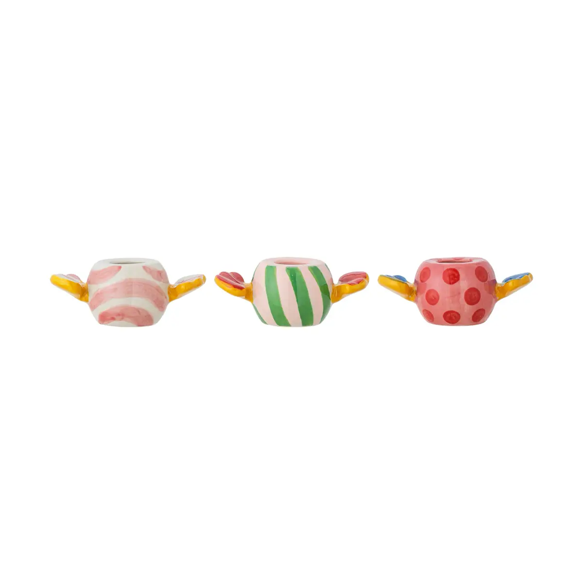 Caramella lysestaker 3 deler, Rosa