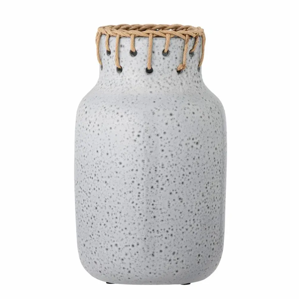 Janel Vase Ø17 cm, Grå