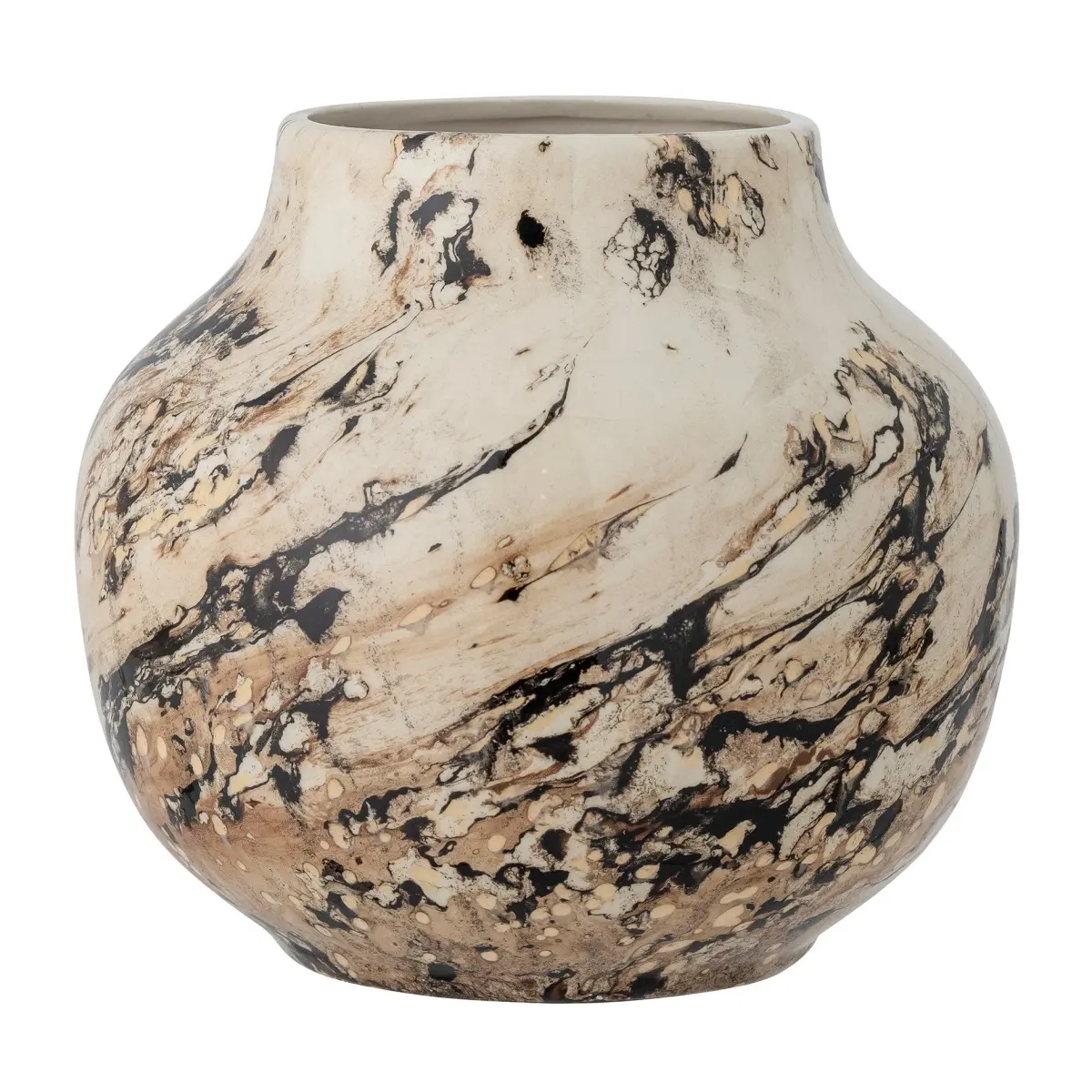 Janka vase 21,5 cm, Brun