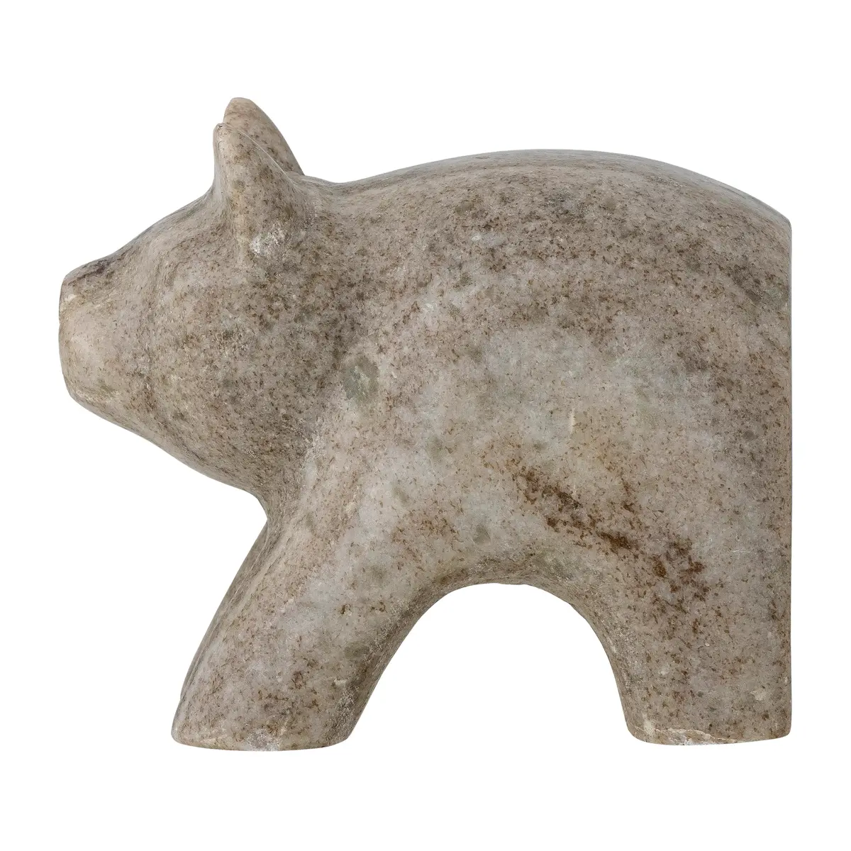 Lenora bokstøtte 13 x 11 x 8 cm, Marmor natur