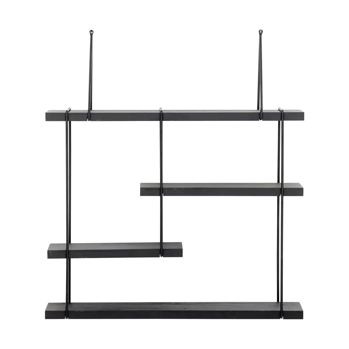 Lewis vegghylle 60x65 cm, Black firwood