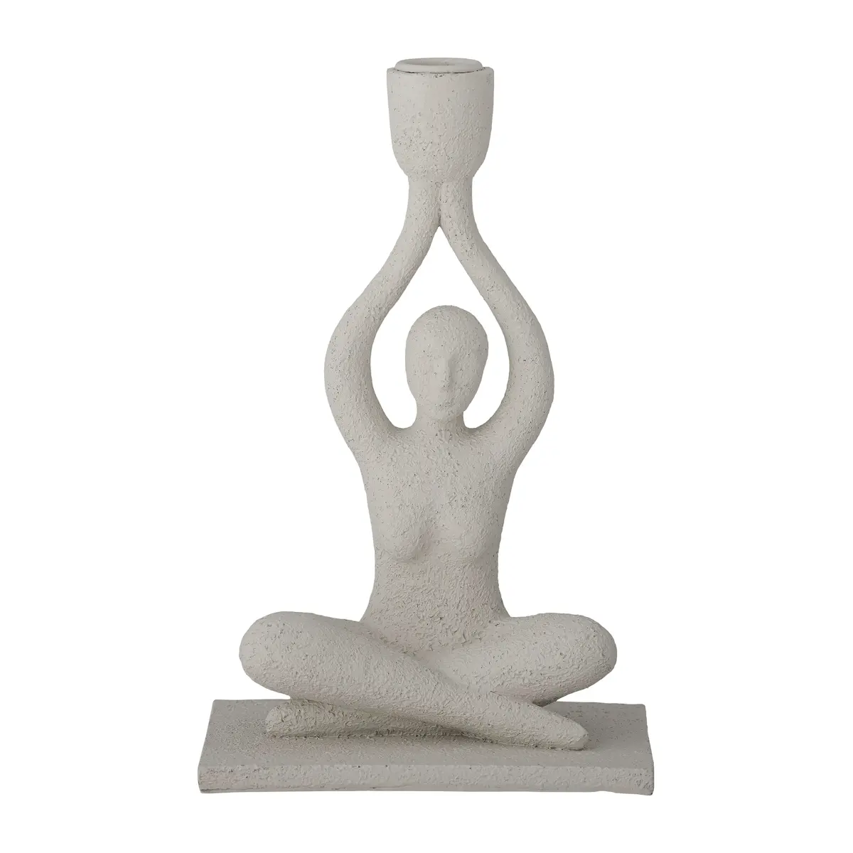 Lucie lysestake 24 cm, Hvit
