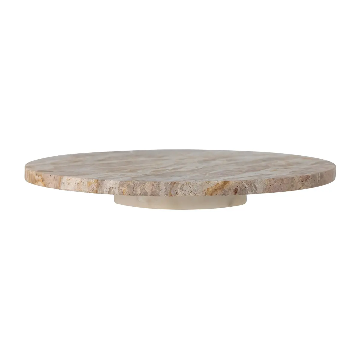 Nuni snurrebrett Ø 36 cm, Brun marmor