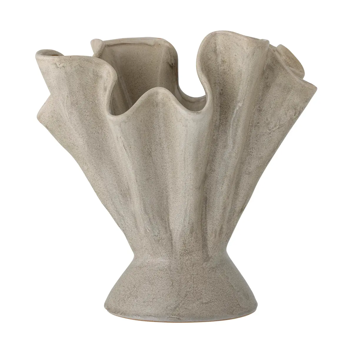 Plier vase 29 cm, Natur