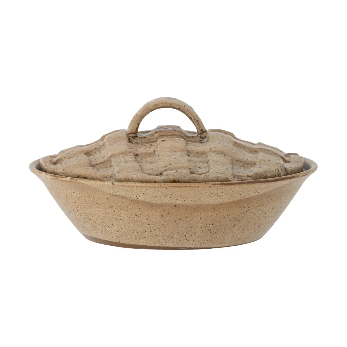 Rozalin paiform med lokk Ø 23 cm, Brun