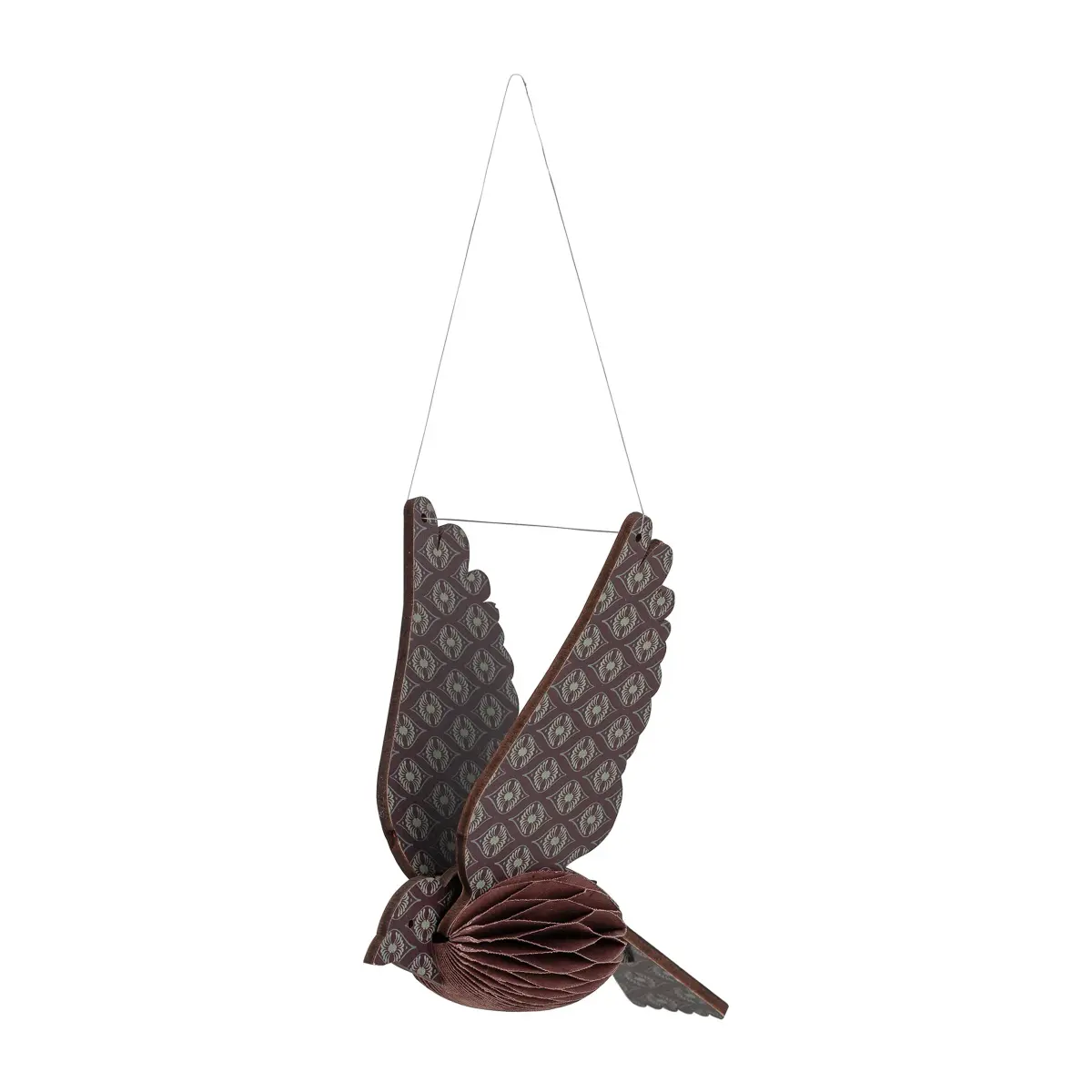 Sagalin Bird Ornament julepynt, Brown