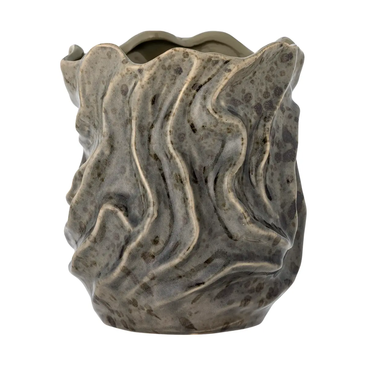 Soumia vase 19 cm, Grå
