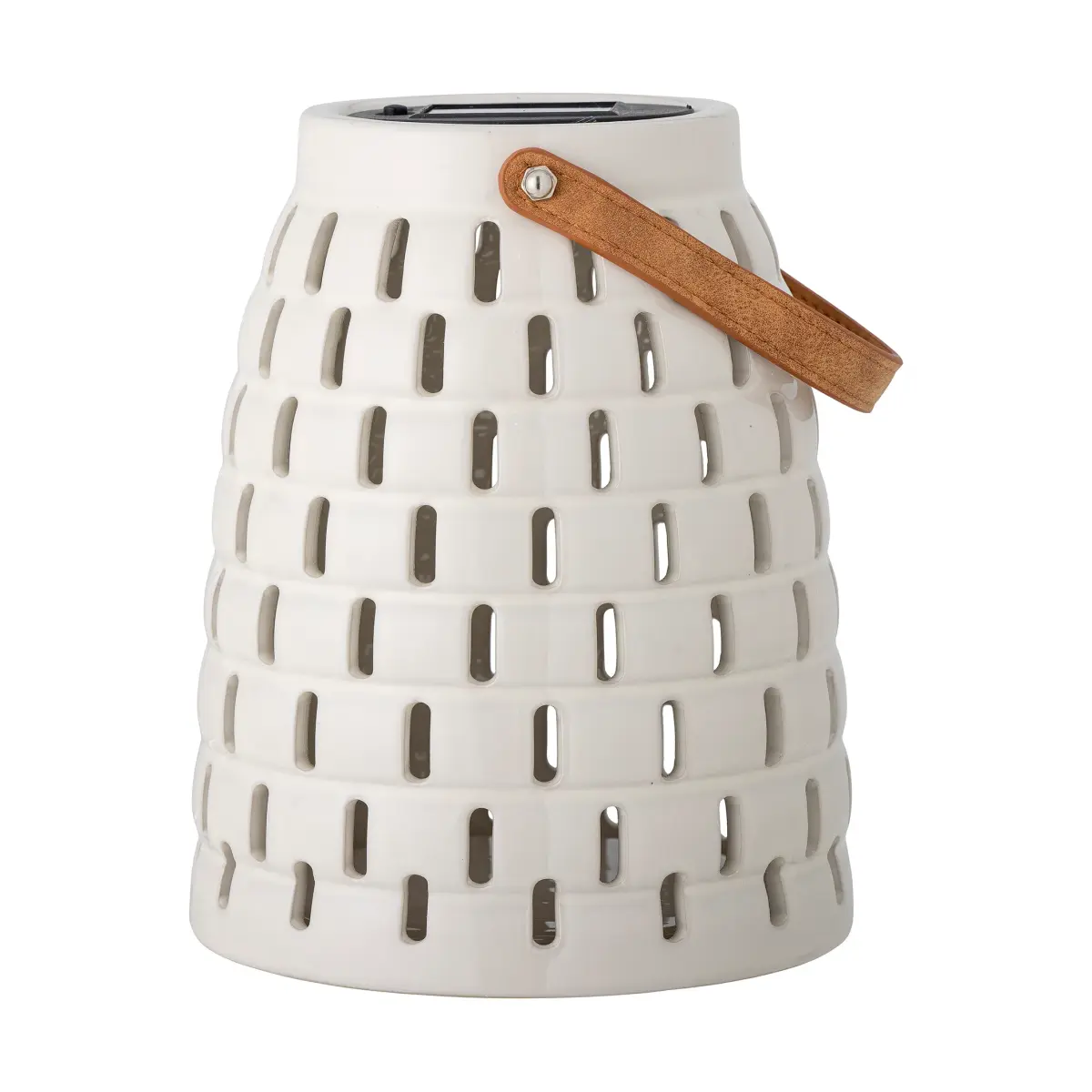 Trellis solcellelampe lanterne 20,5 cm, Natur