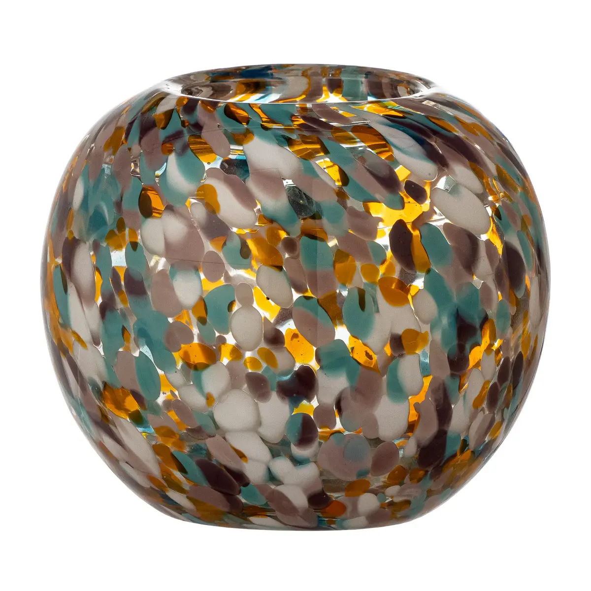 Vidia lyslykt 12 cm, Oransje