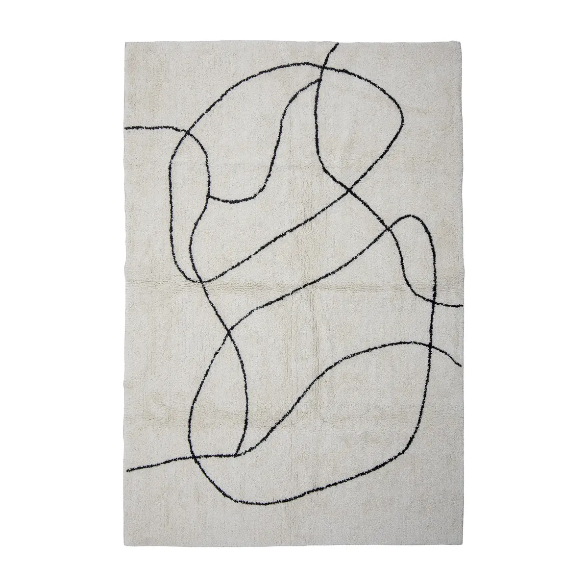 Viga teppe 120 x 180 cm, Hvit