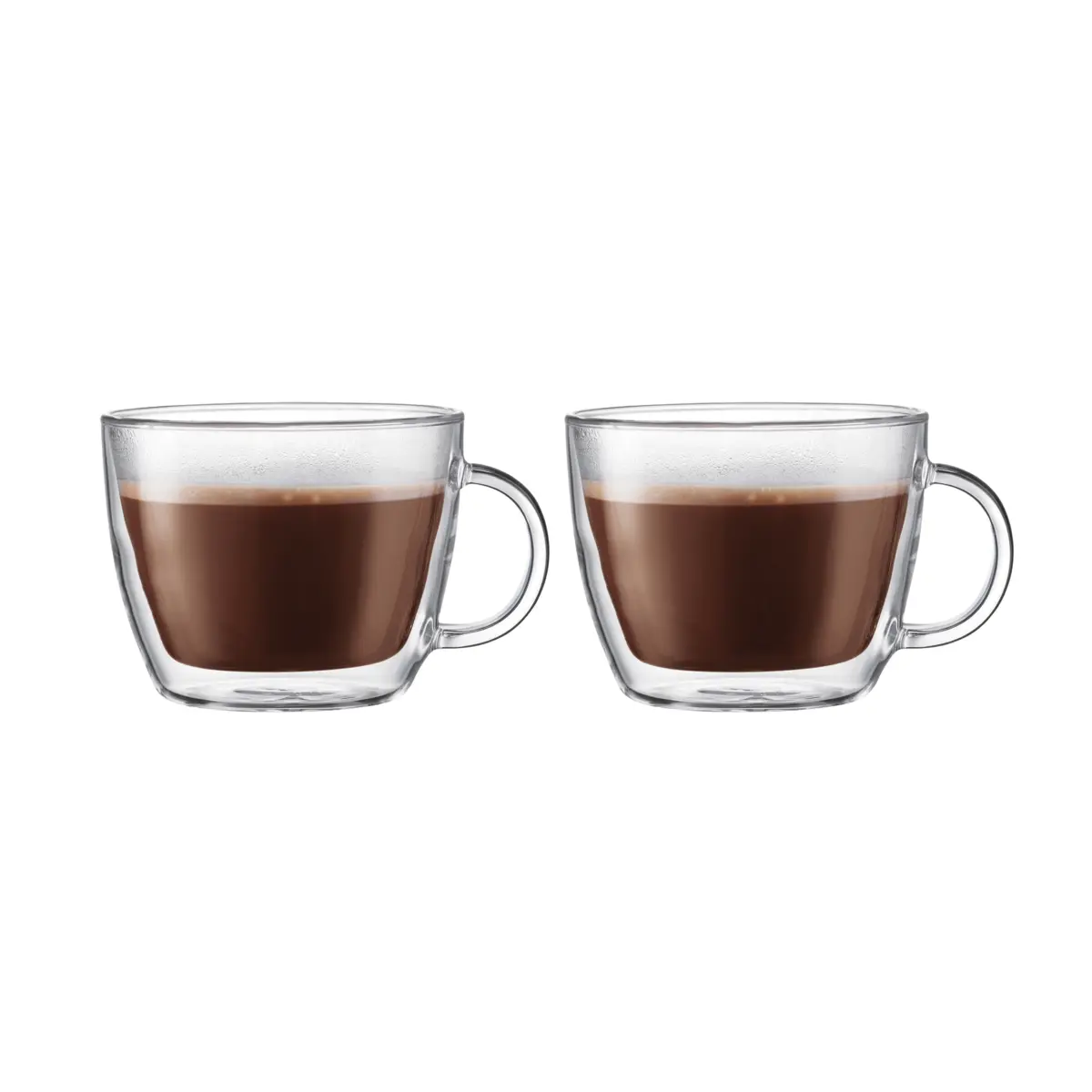 Bistor dobbeltvegget lattekopp med hank 45 cl, 2-pakning