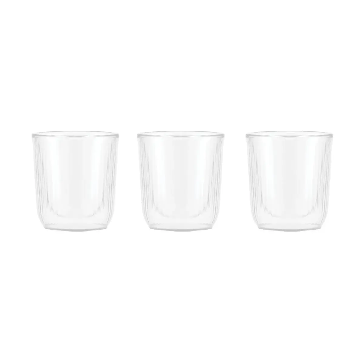 Douro dubbelväggigt sakeglas 6 cl 3 pakn., Klar-bambu