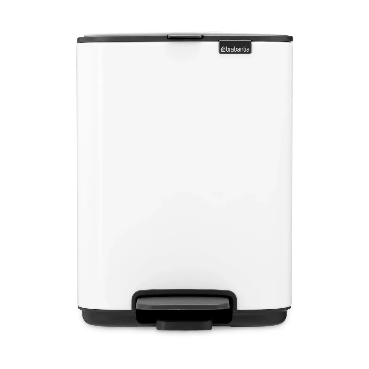 Bo pedalbøtte 4 L, White