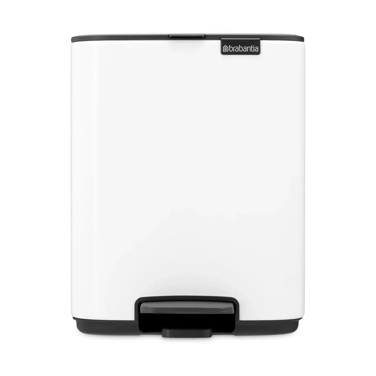 Bo pedalbøtte 7 l, White