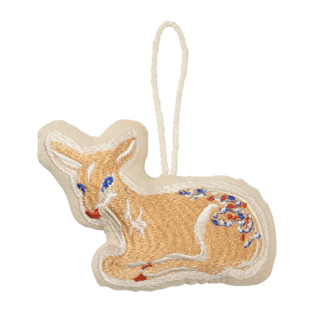 Baby Deer julhänge, Warm beige