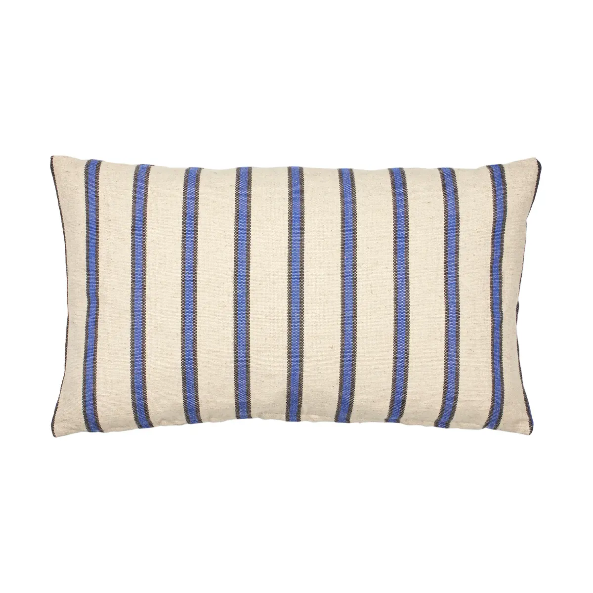 Dagmar putetrekk 30x50 cm, Off white-intense blue