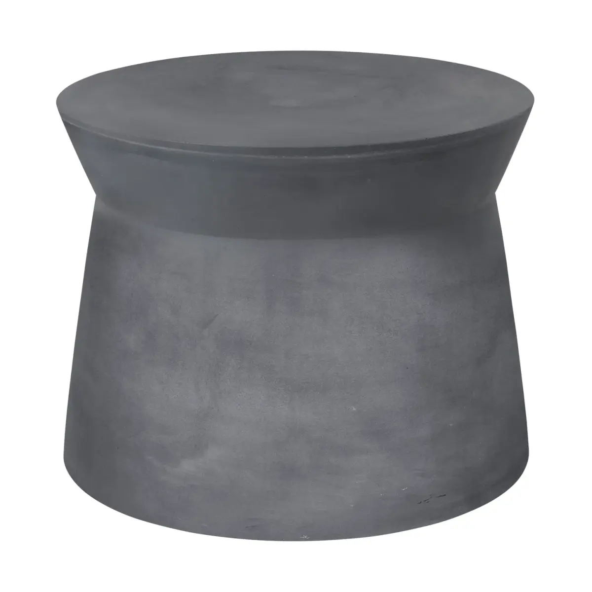 Fiber sidebord Ø50 cm, Charcoal