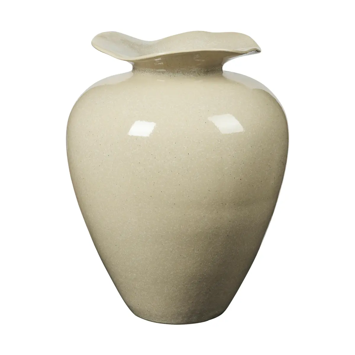 Florentina vase L 44 cm, Beige