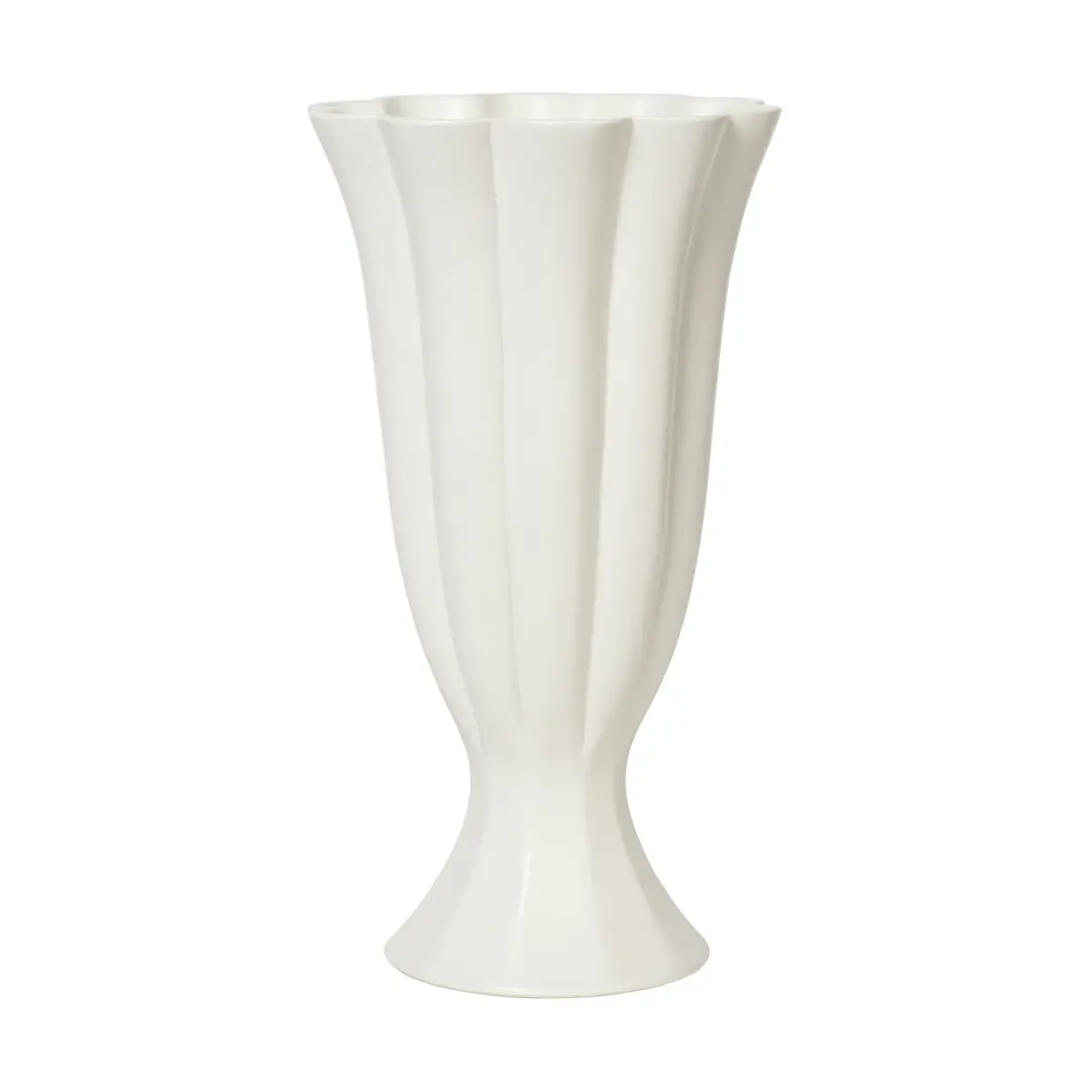 Heli vase L, Cream