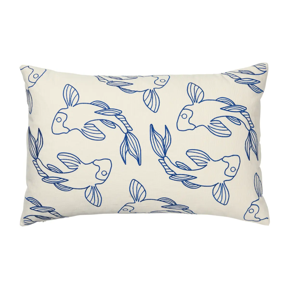 Koi putetrekk 40 x 60 cm, Intense blue
