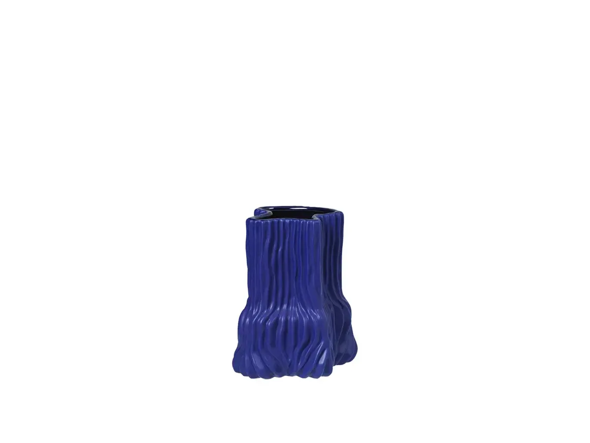 Magny Vase 23,5x19 cm Steingods, Blå