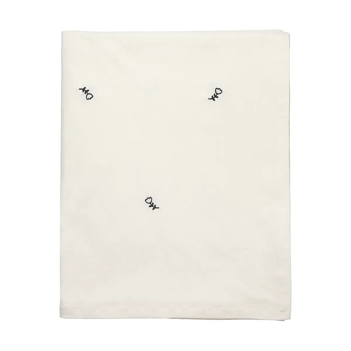 Mai duk, 160x200 cm, black-off white