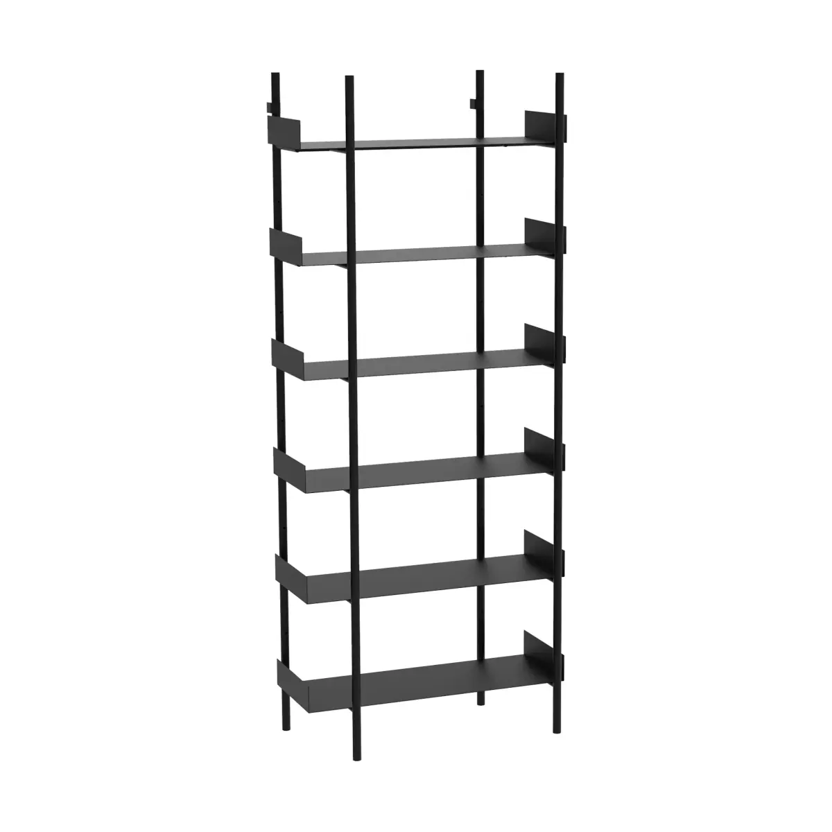 Nobuko bokhylle 6 hylleplan, Black