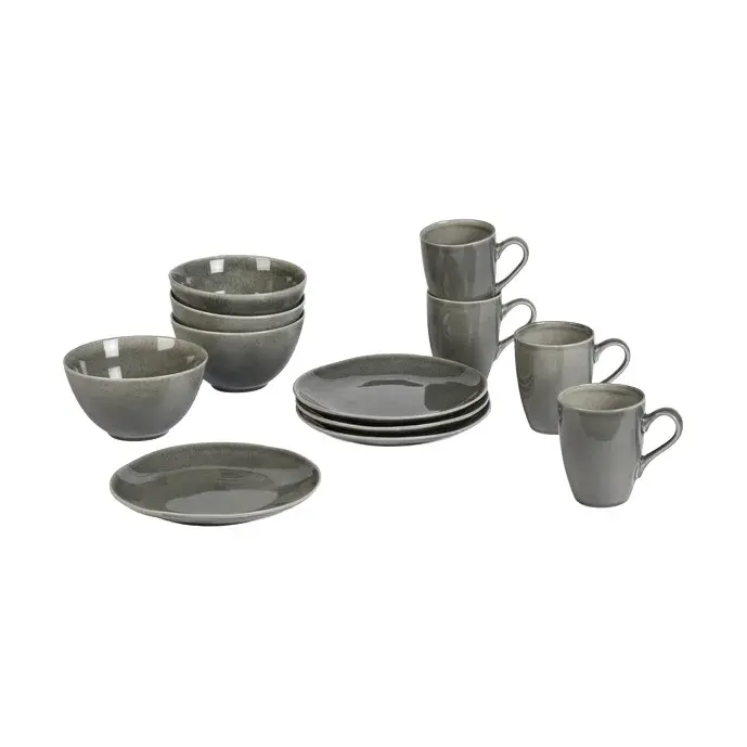 Nordic Rain frokostsett, 12 deler