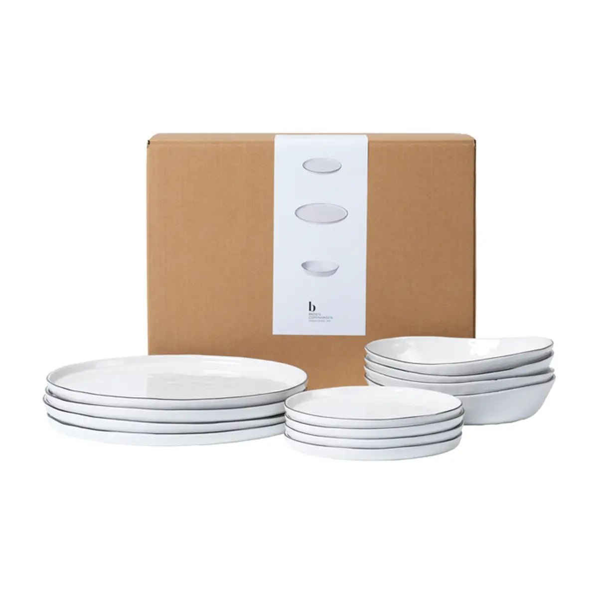 Nordic Salt servise sett, 12 deler