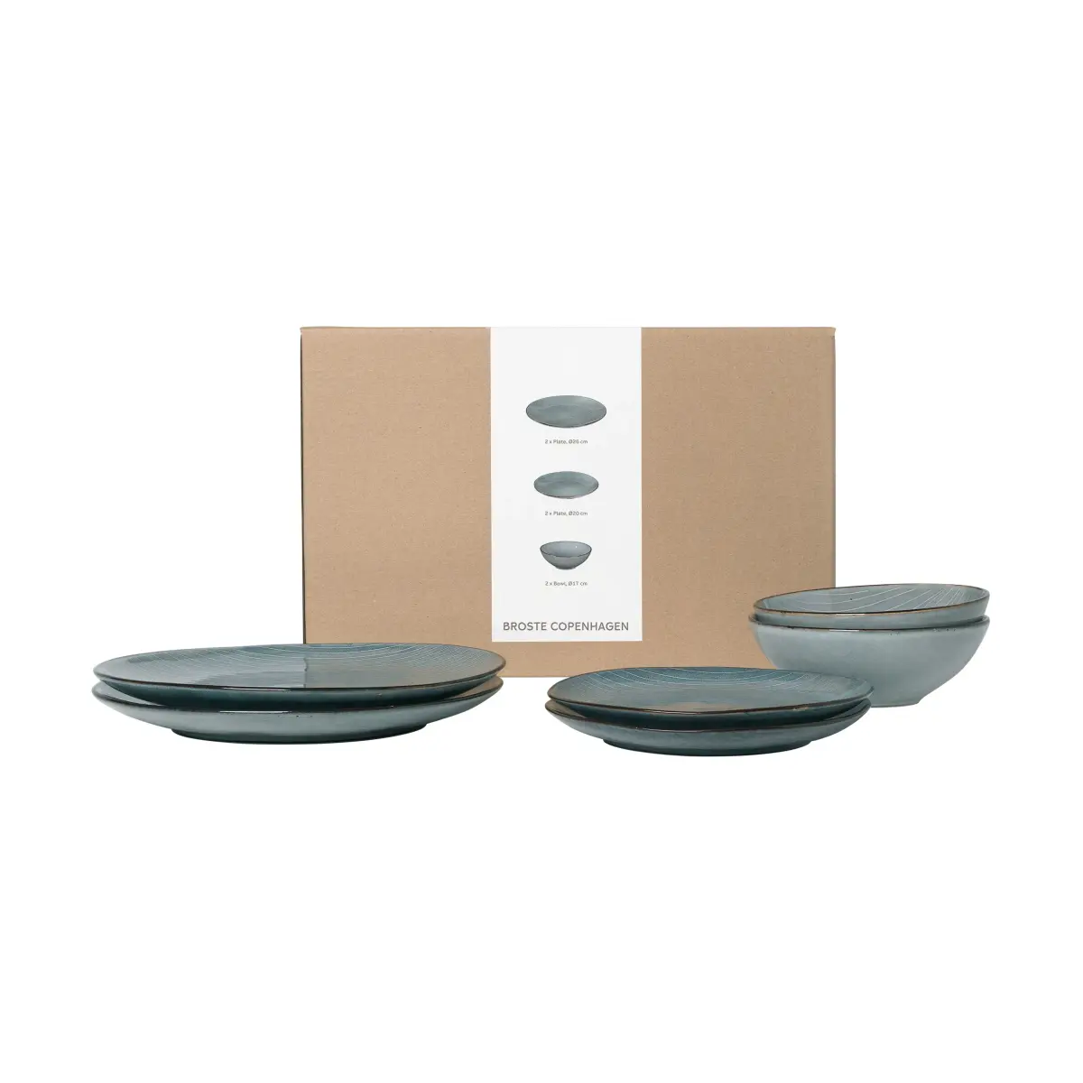 Nordic Sea middagssett for 2, 6 deler