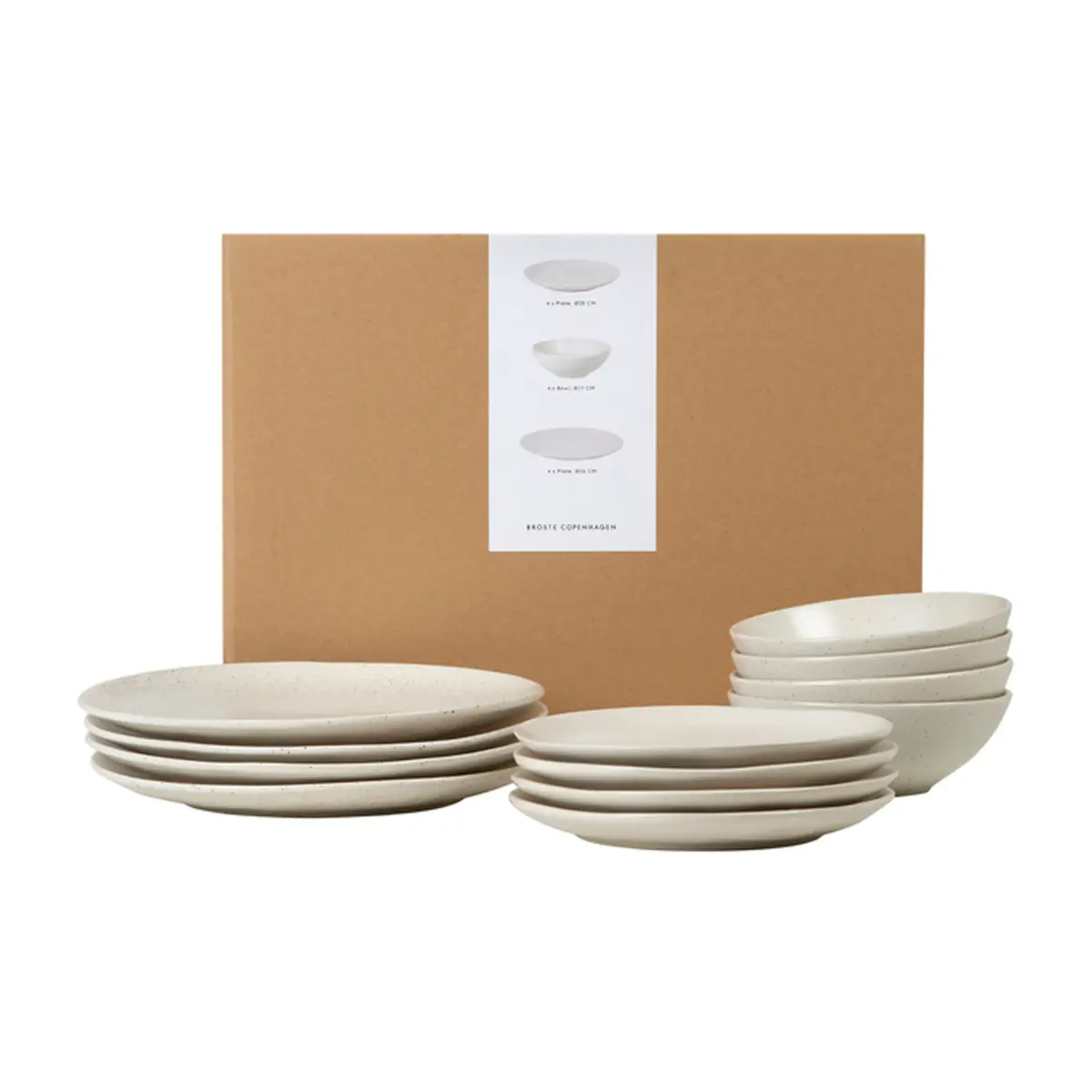 Nordic Vanilla servise sett, 12 deler