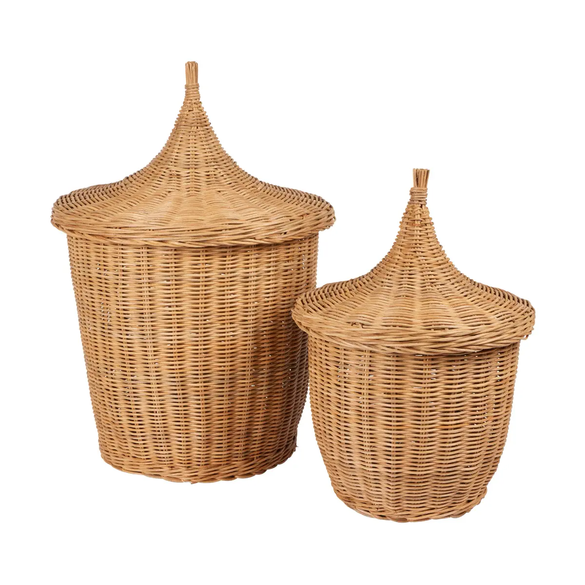 Pallas kurv 2 deler, Natural-brown