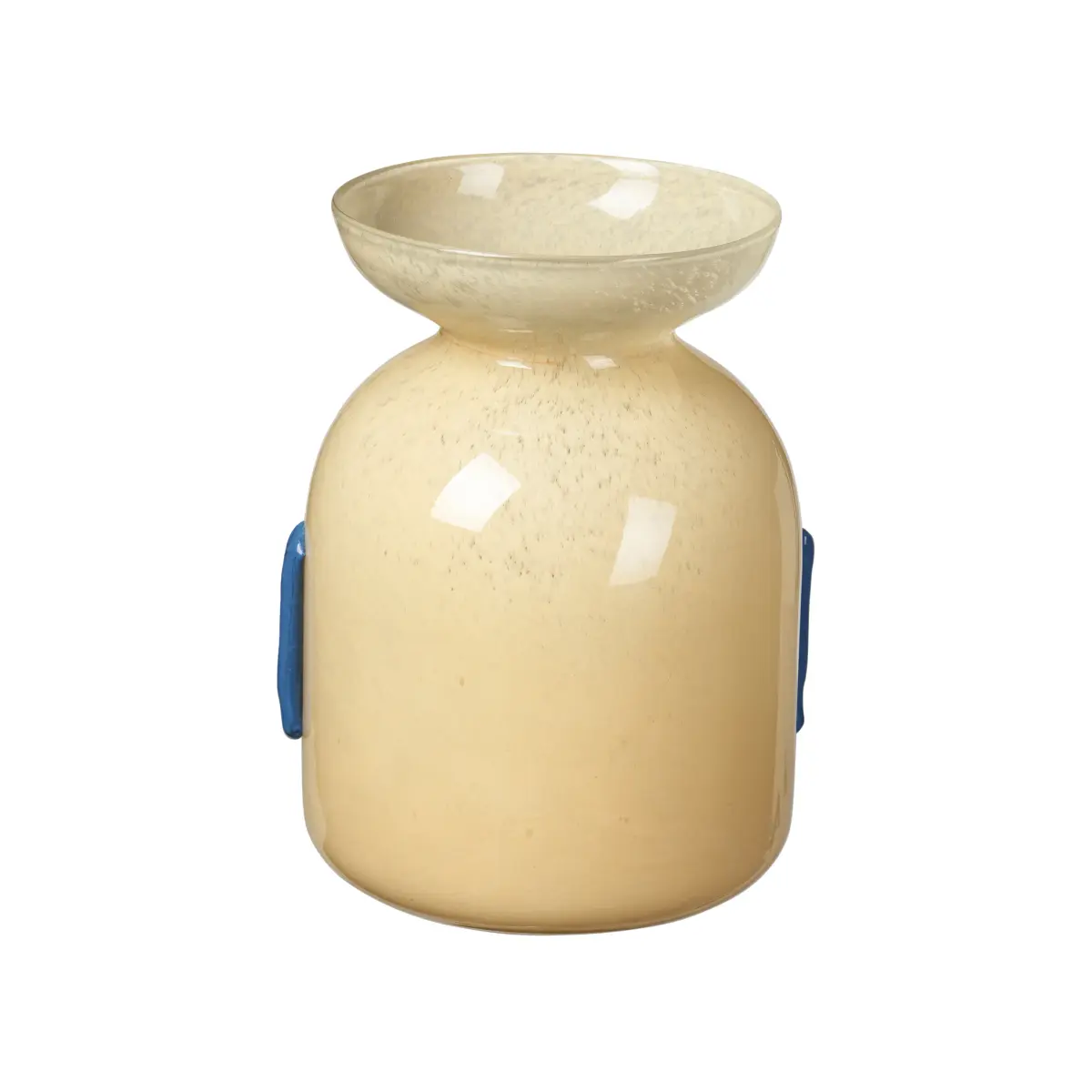 Vera Vase 30cm, Anise yellow-serenity lt. blue