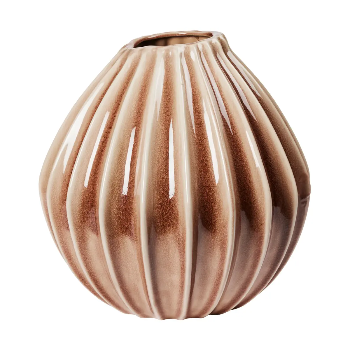 Wide vase XL 40 cm, Fawn