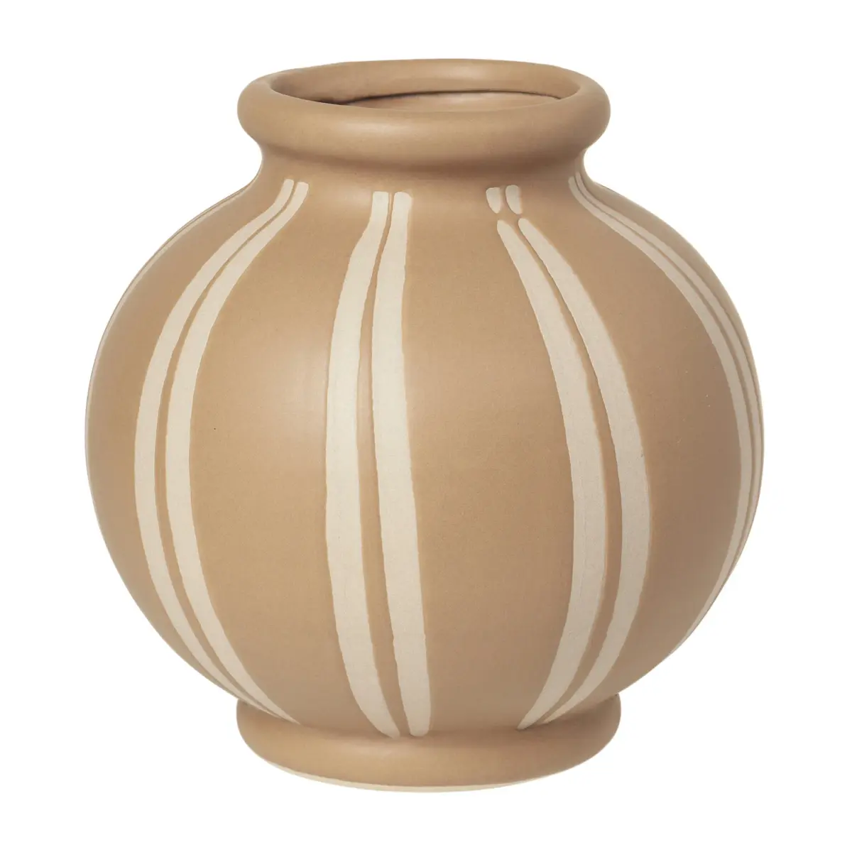 Wilma vase 17,8 cm, Meerkat-rainy day
