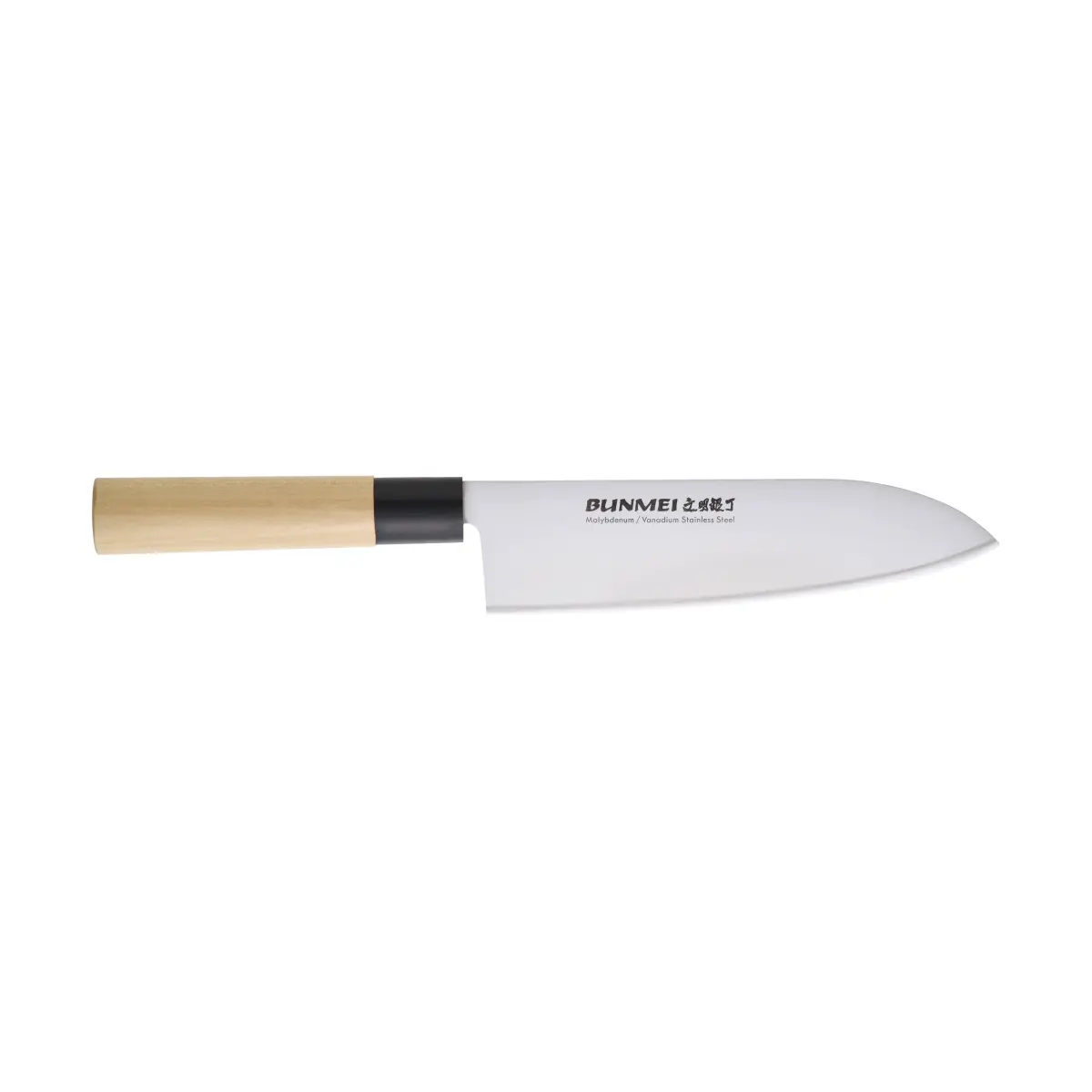 Bunmei santokukniv 18 cm, Rustfritt stål